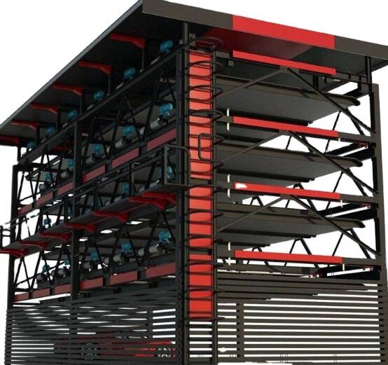 Sistema De Estacionamiento Automático Para Coche, Torre De Estacionamiento Automática