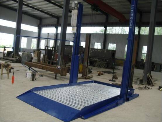 Sistema De Estacionamiento Hidráulico De 2 Postes, Apilador Simple Doble, Elevador De Estacionamiento De Coche