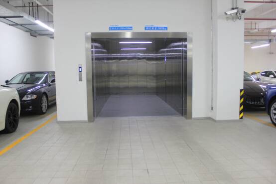 Elevador de automóviles con sala de máquinas fabricado en China